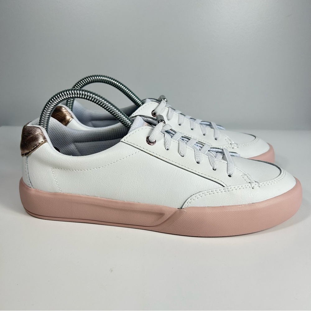 Sperry Breaker Plushstep LTT Leather Slip On Rose Gold Boat Shoes Women’s Sz 9.5